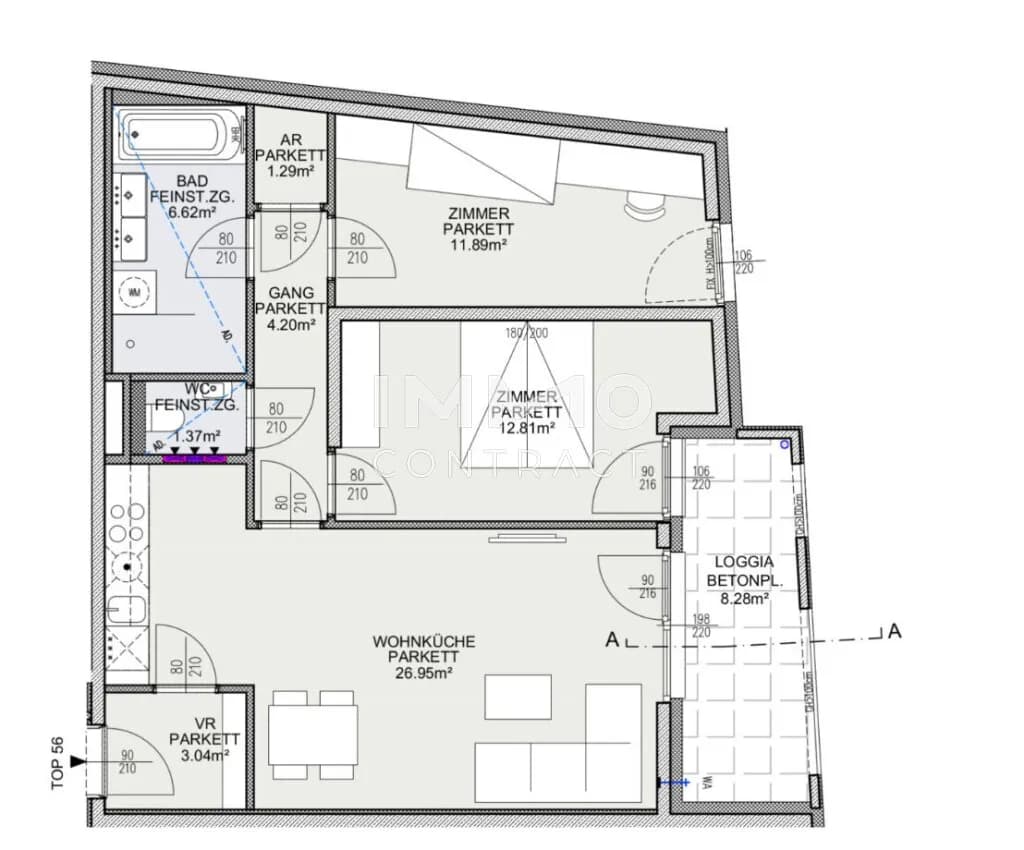 3-Zimmer-Wohnung kaufen in Wien – 68,17 m², € 499.600 – Bild 17 von 17