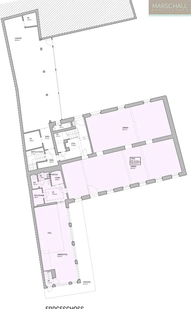 12-Zimmer-Wohnung kaufen in Wien – 549,5 m², € 4.580.000 – Bild 29 von 30