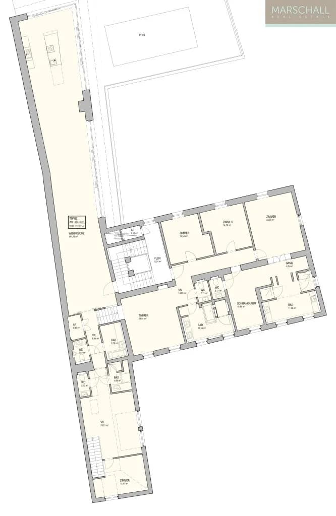 12-Zimmer-Wohnung kaufen in Wien – 549,5 m², € 4.580.000 – Bild 30 von 30