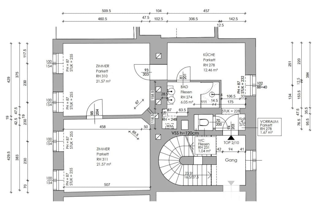 2-Zimmer-Wohnung kaufen in Wien – 64,71 m², € 499.000 – Bild 18 von 18