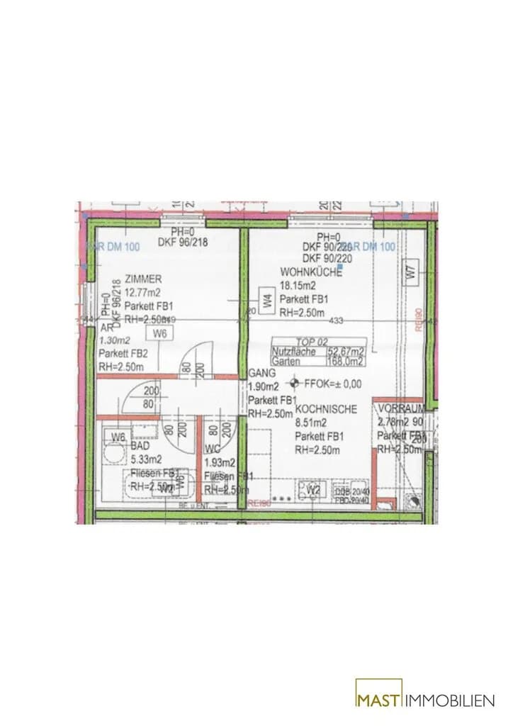 2-Zimmer-Wohnung mieten in Wien – 52 m², € 1.276 – Bild 13 von 13