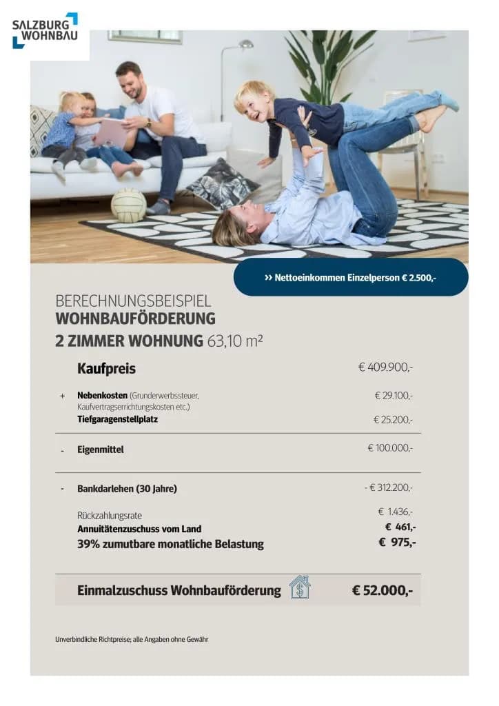 2-Zimmer-Wohnung kaufen in Hallein – 63 m², € 409.900 – Bild 9 von 9