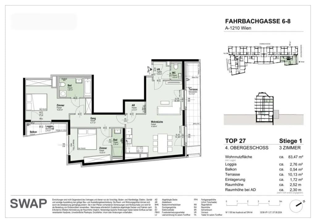 3-Zimmer-Wohnung kaufen in Wien – 83,47 m², € 547.300 – Bild 35 von 35