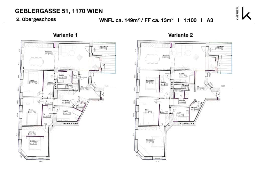 5-Zimmer-Wohnung kaufen in Wien – 149 m², € 1.020.000 – Bild 13 von 13