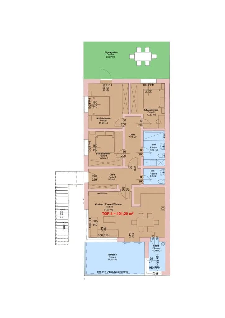 3-Zimmer-Wohnung kaufen in Leoben – 101,2 m², € 393.500 – Bild 14 von 14