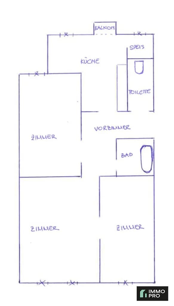 4-Zimmer-Wohnung mieten in Graz – 83,19 m², € 903