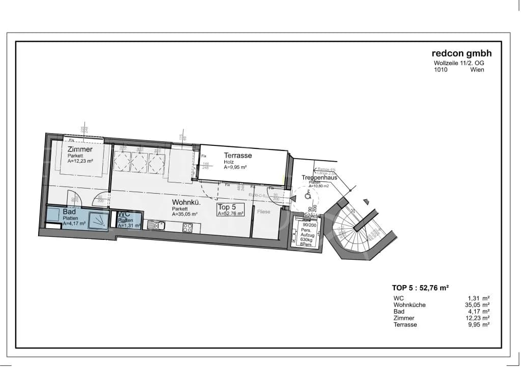 2-Zimmer-Wohnung kaufen in Wien – 53 m², € 402.018 – Bild 34 von 34