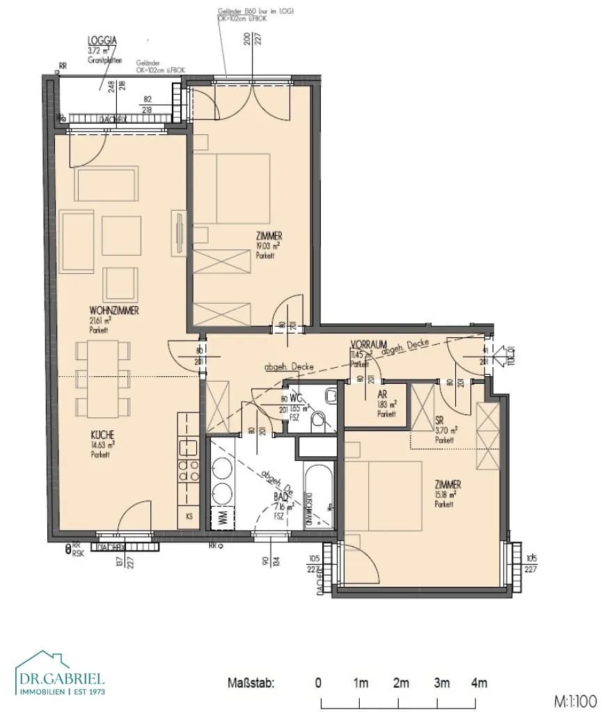 3-Zimmer-Wohnung mieten in Wien – 96,24 m², € 2.395 – Bild 21 von 21