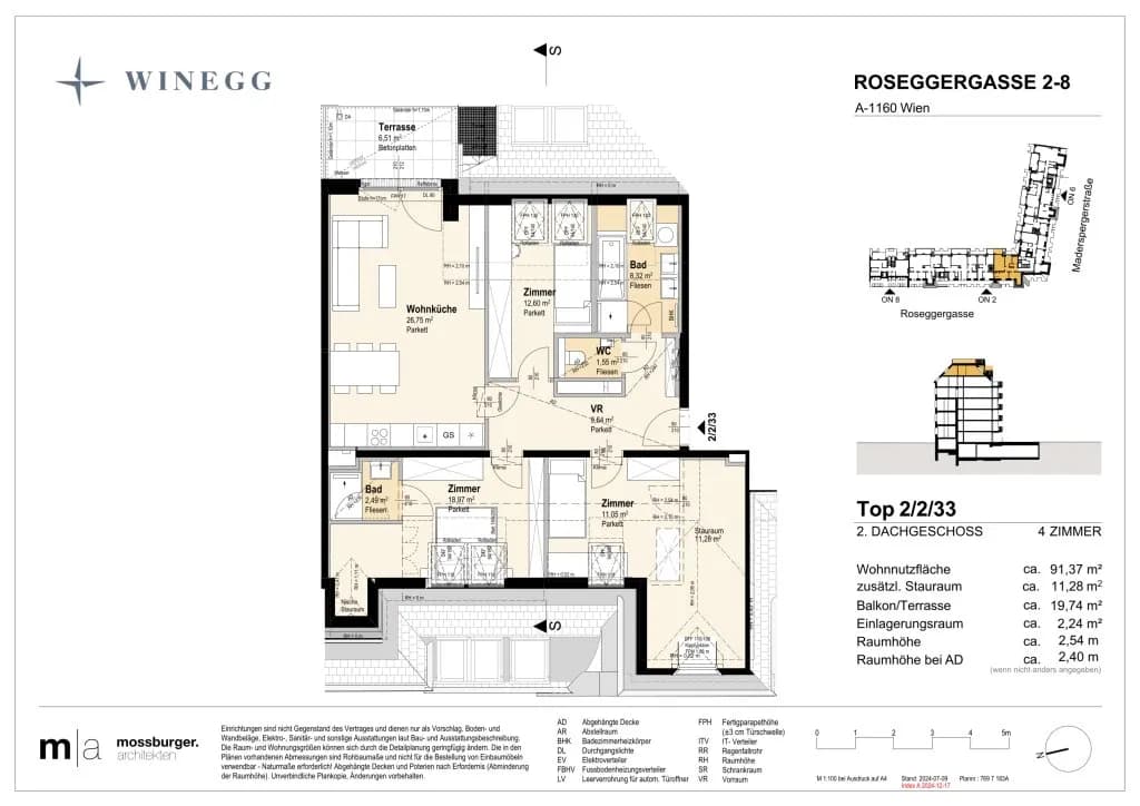 3-Zimmer-Wohnung kaufen in Wien – 92,2 m², € 780.300 – Bild 12 von 13