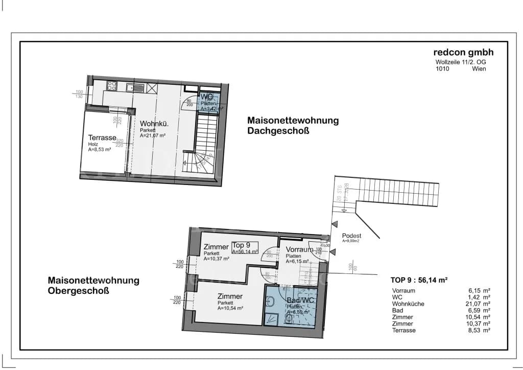 3-Zimmer-Wohnung kaufen in Wien – 55 m², € 393.199 – Bild 38 von 38