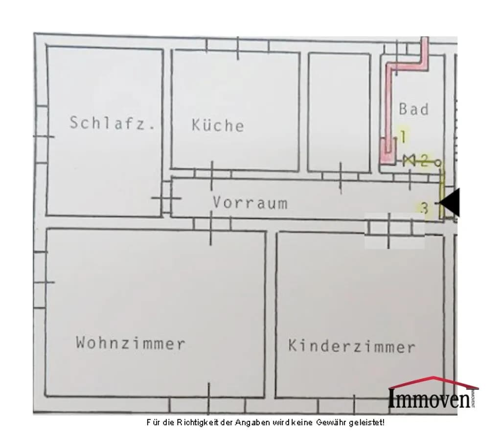 3-Zimmer-Wohnung mieten in Baden – 66 m², € 919 – Bild 8 von 8