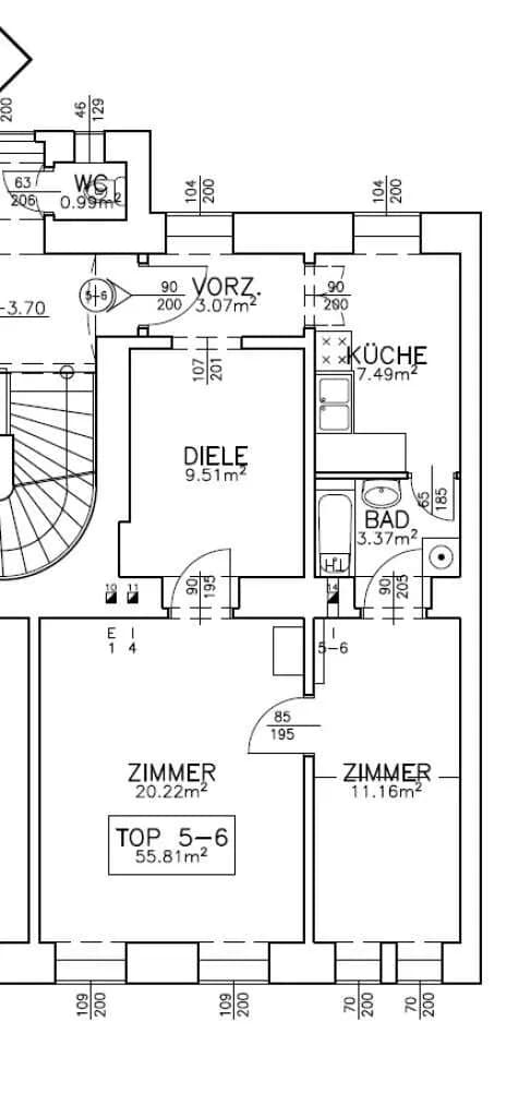 2-Zimmer-Wohnung kaufen in Wien – 55,81 m², € 155.000 – Bild 8 von 8
