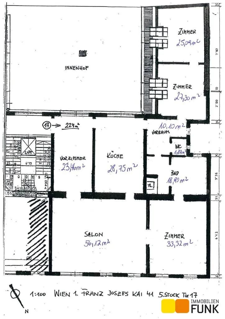 4-Zimmer-Wohnung mieten in Wien – 224,91 m², € 4.045 – Bild 24 von 26