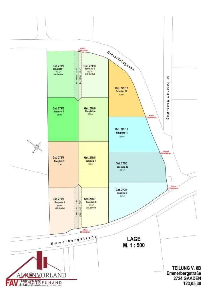 Grundstück kaufen in Wiener Neustadt Land – 603 m², € 105.000 – Bild 2 von 2