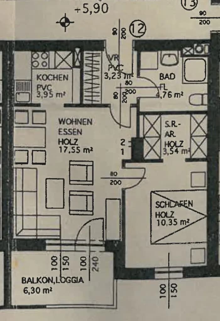 2-Zimmer-Wohnung kaufen in Linz – 43,6 m², € 205.000 – Bild 15 von 15