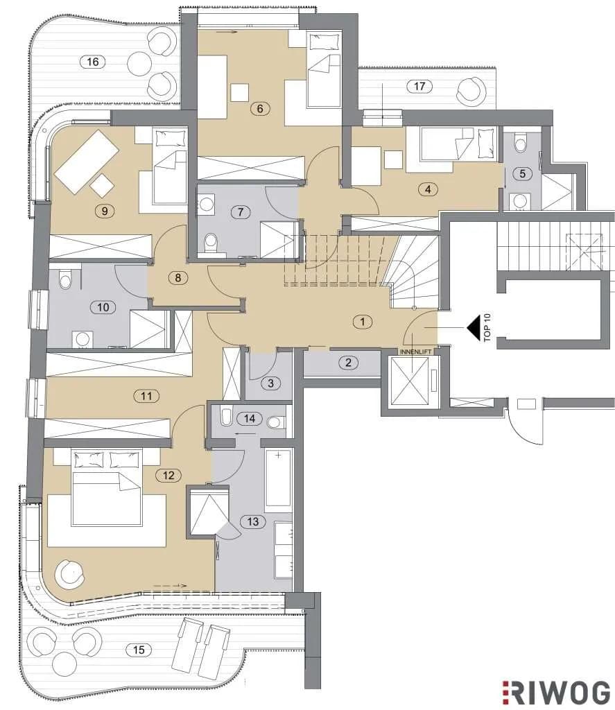 5-Zimmer-Wohnung kaufen in Wien – 263,45 m², € 4.489.380 – Bild 52 von 54