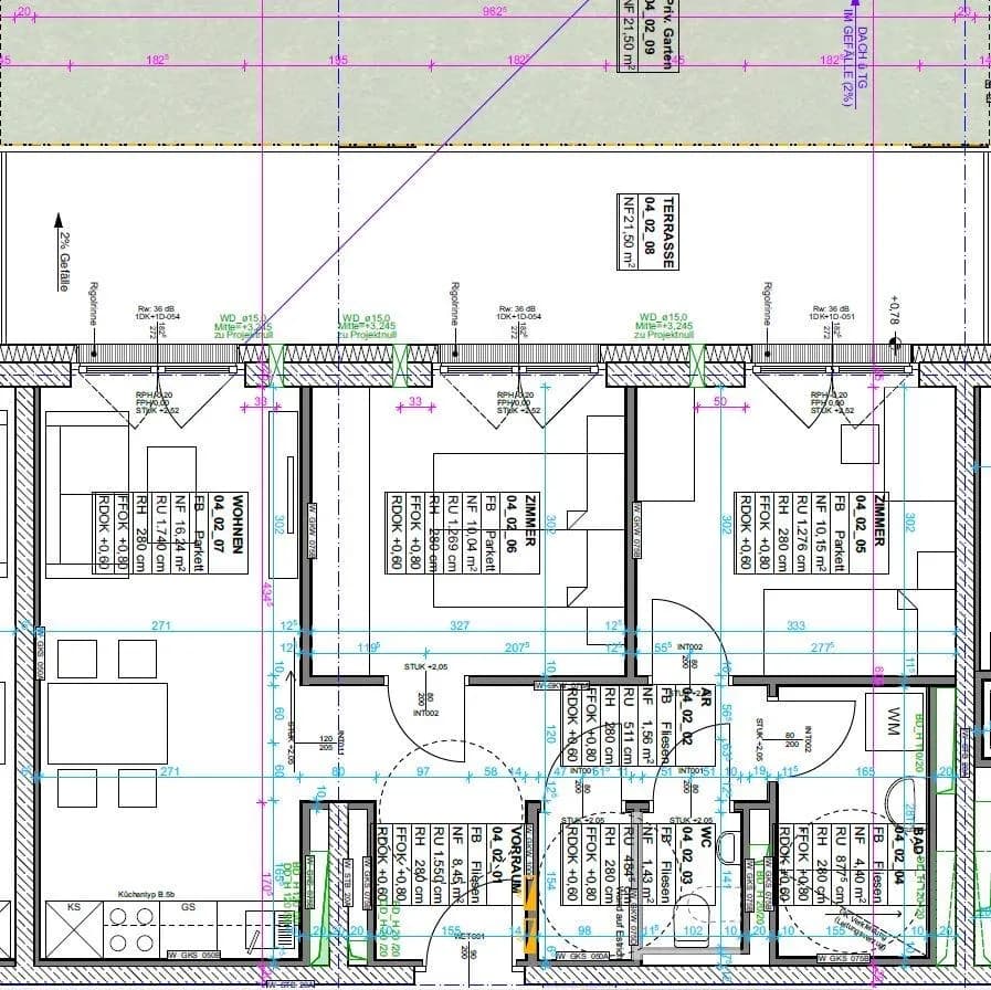 3-Zimmer-Wohnung mieten in Graz – 63,63 m², € 854 – Bild 12 von 12