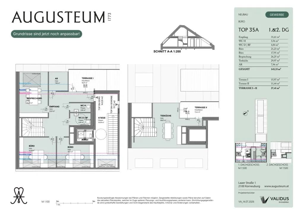 Gewerbeimmobilie mieten in Korneuburg – 143 m², € 3.250 – Bild 12 von 13