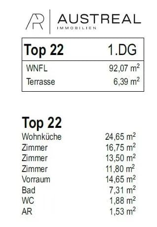 4-Zimmer-Wohnung kaufen in Wien – 92,07 m², € 565.000 – Bild 3 von 16
