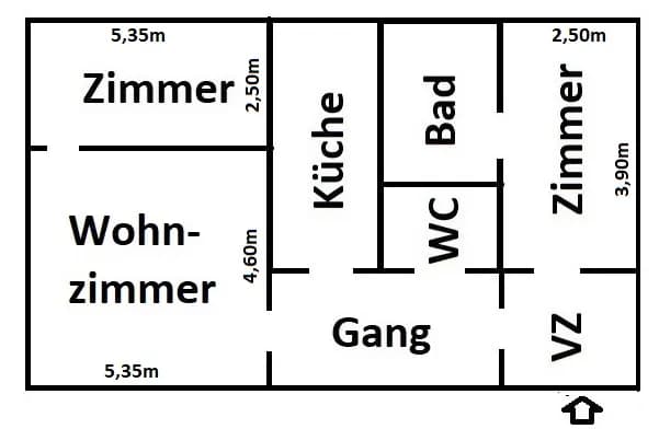 3-Zimmer-Wohnung mieten in Wien – 72 m², € 1.049 – Bild 2 von 17