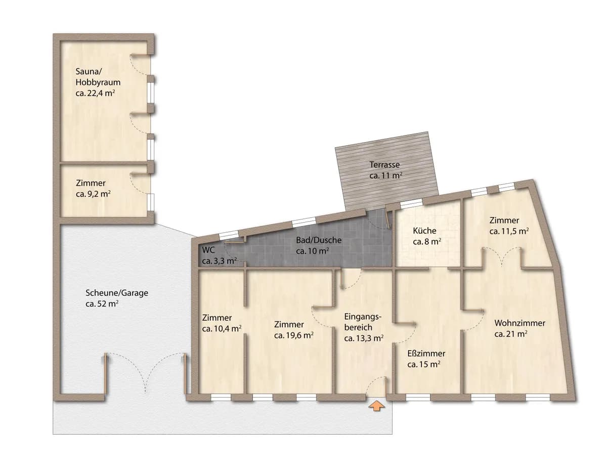 7-Zimmer-Immobilie kaufen in Hollabrunn – 144 m², € 350.000 – Bild 8 von 34