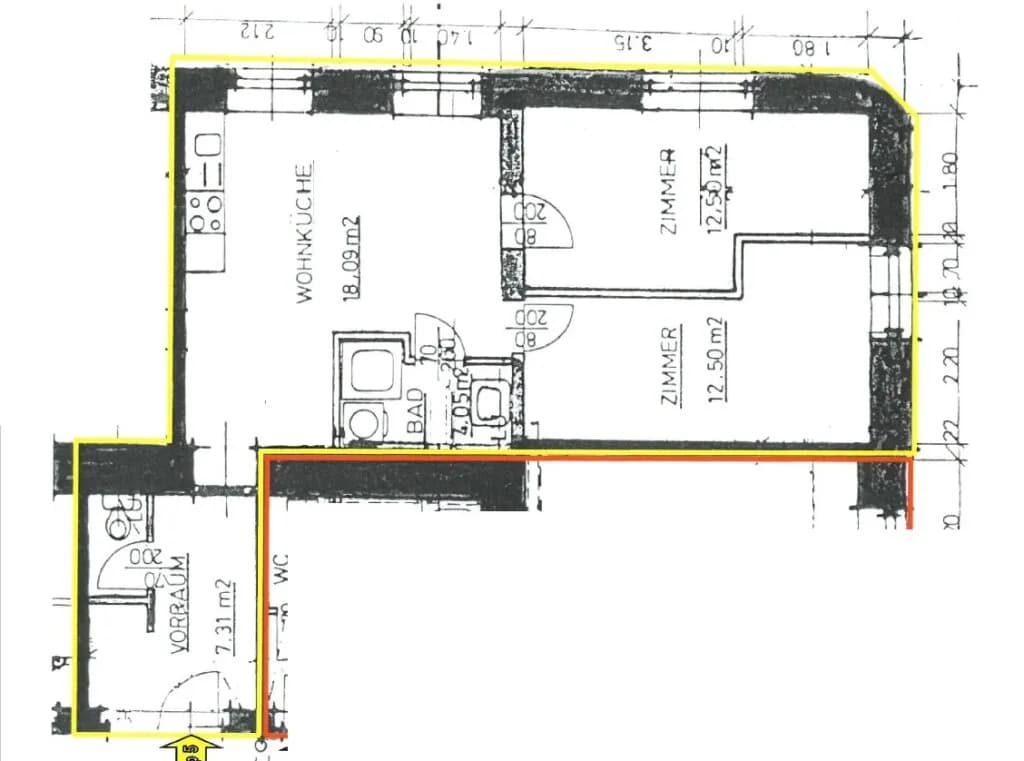 3-Zimmer-Wohnung kaufen in Wien – 55,89 m², € 199.000 – Bild 12 von 12