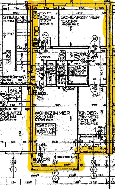 3-Zimmer-Wohnung mieten in Scheibbs – 80 m², € 671 – Bild 9 von 15