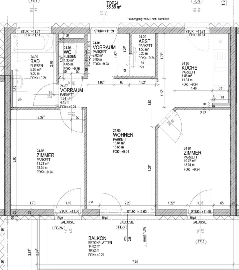 3-Zimmer-Wohnung mieten in Graz – 55,7 m², € 976 – Bild 17 von 17