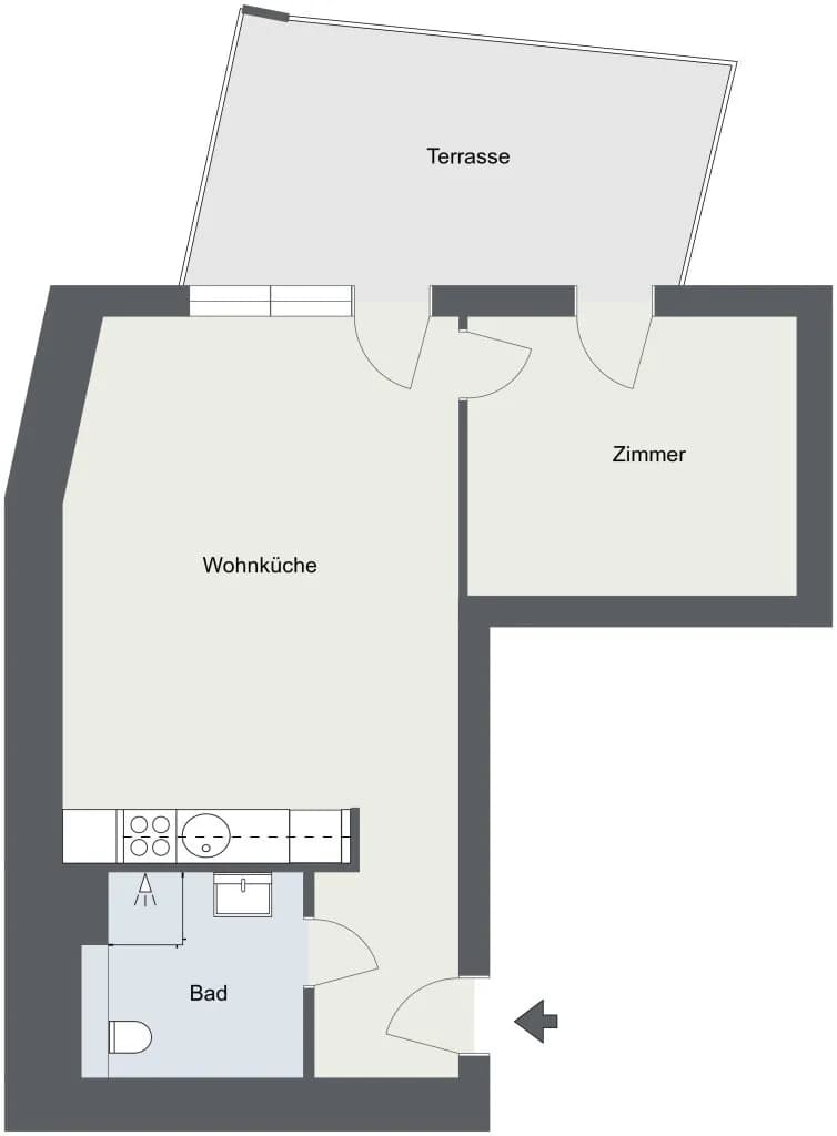 2-Zimmer-Wohnung mieten in Wien – 46,76 m², € 855 – Bild 8 von 8