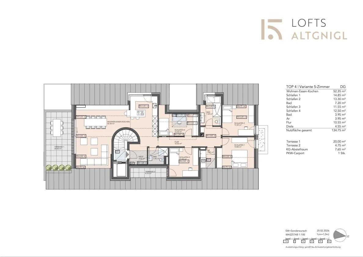 3-Zimmer-Wohnung kaufen in Salzburg Stadt – 90 m² – Bild 9 von 11