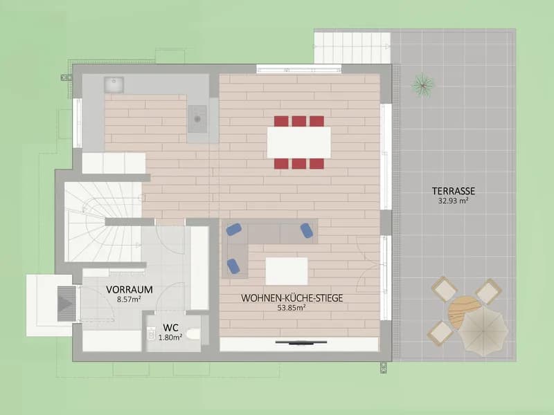 6-Zimmer-Haus kaufen in Tulln – 178,1 m², € 1.399.900 – Bild 2 von 6