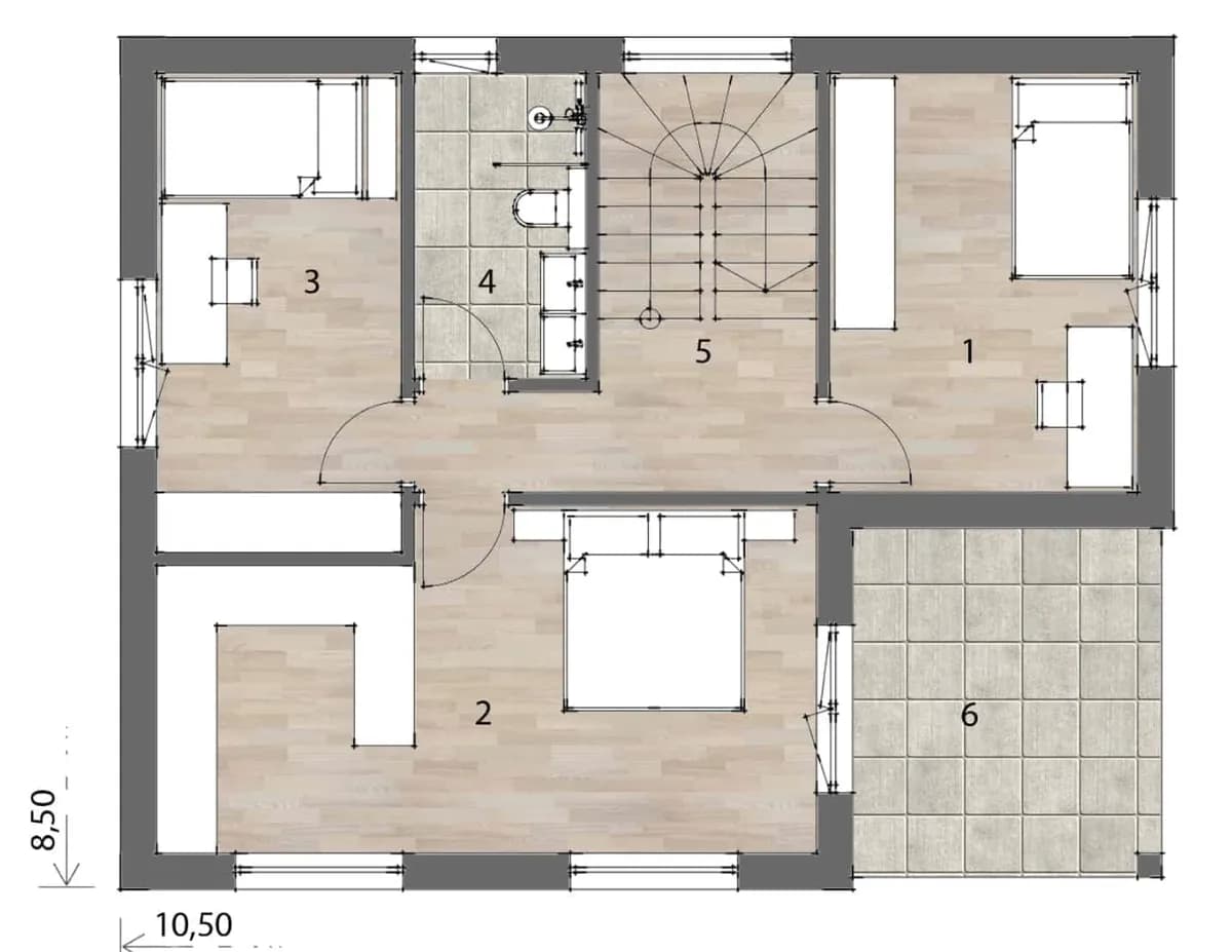 4-Zimmer-Haus kaufen in Gänserndorf – 137 m², € 182.300 – Bild 4 von 9