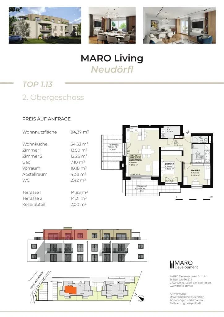 Wohnung mieten in Mattersburg – 84,37 m², € 1.306 – Bild 11 von 12
