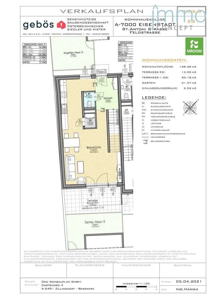 4-Zimmer-Haus mieten in Eisenstadt – 128,38 m², € 1.938 – Bild 14 von 16