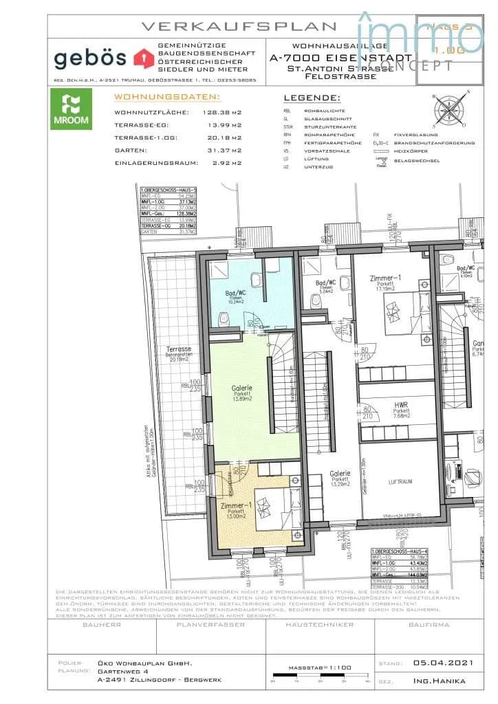 4-Zimmer-Haus mieten in Eisenstadt – 128,38 m², € 1.938 – Bild 15 von 16