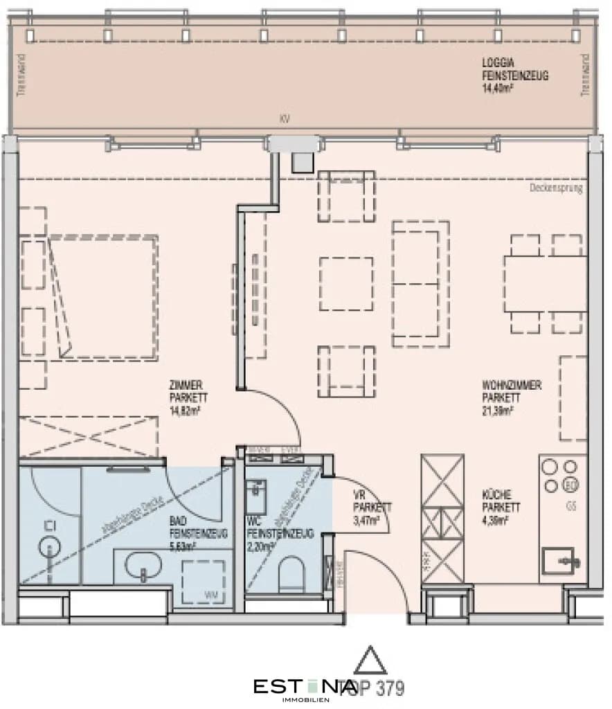 2-Zimmer-Wohnung mieten in Wien – 51,9 m², € 2.500 – Bild 16 von 16