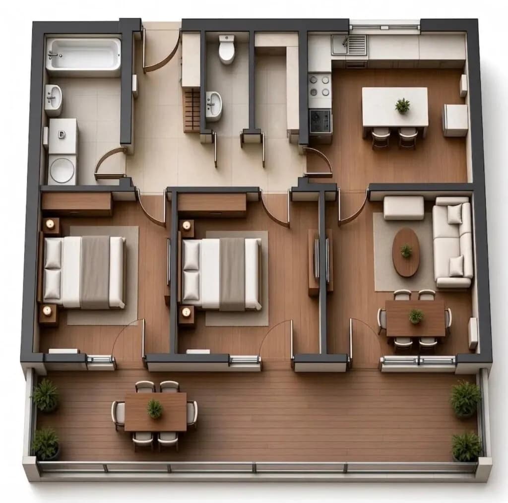 3-Zimmer-Wohnung kaufen in Graz – 69 m², € 320.000 – Bild 3 von 11