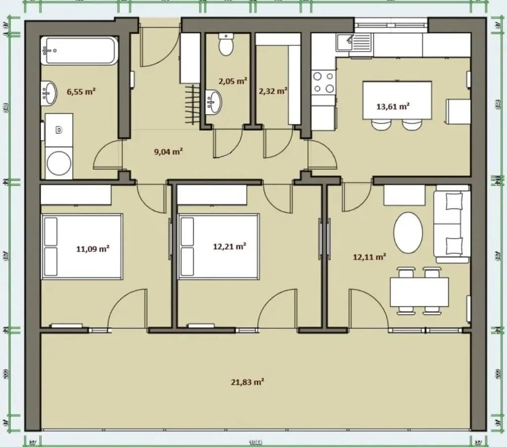 3-Zimmer-Wohnung kaufen in Graz – 69 m², € 320.000 – Bild 11 von 11