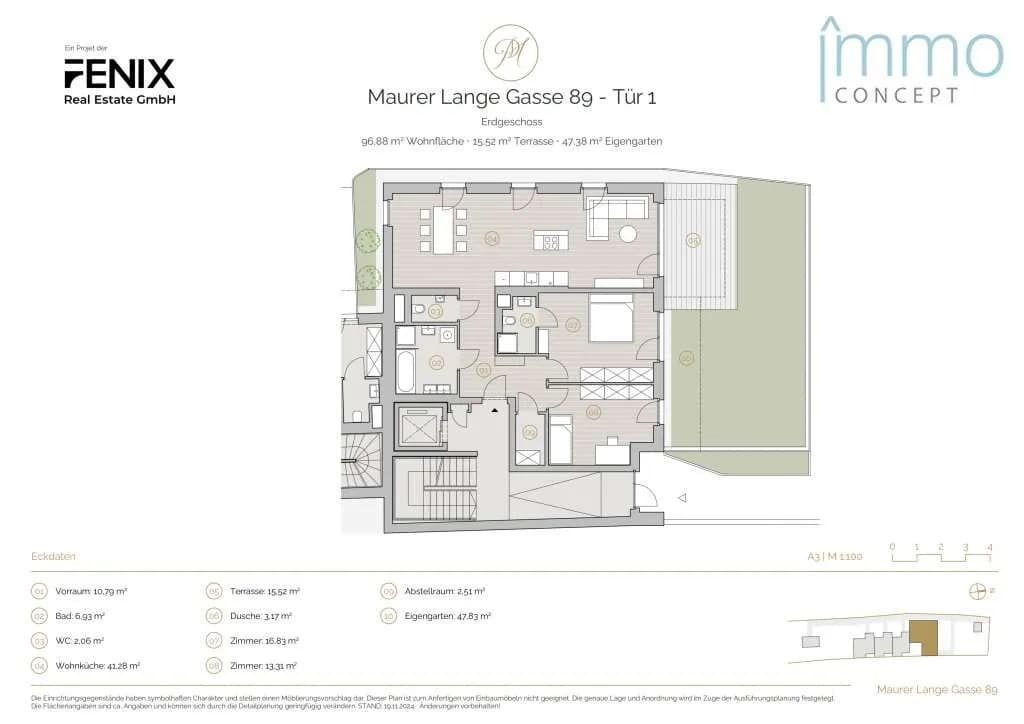 3-Zimmer-Wohnung kaufen in Wien – 96,8 m², € 805.000 – Bild 7 von 9