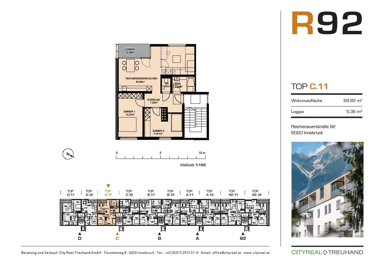 3-Zimmer-Wohnung kaufen in Innsbruck – 68,82 m², € 598.000 – Bild 11 von 11