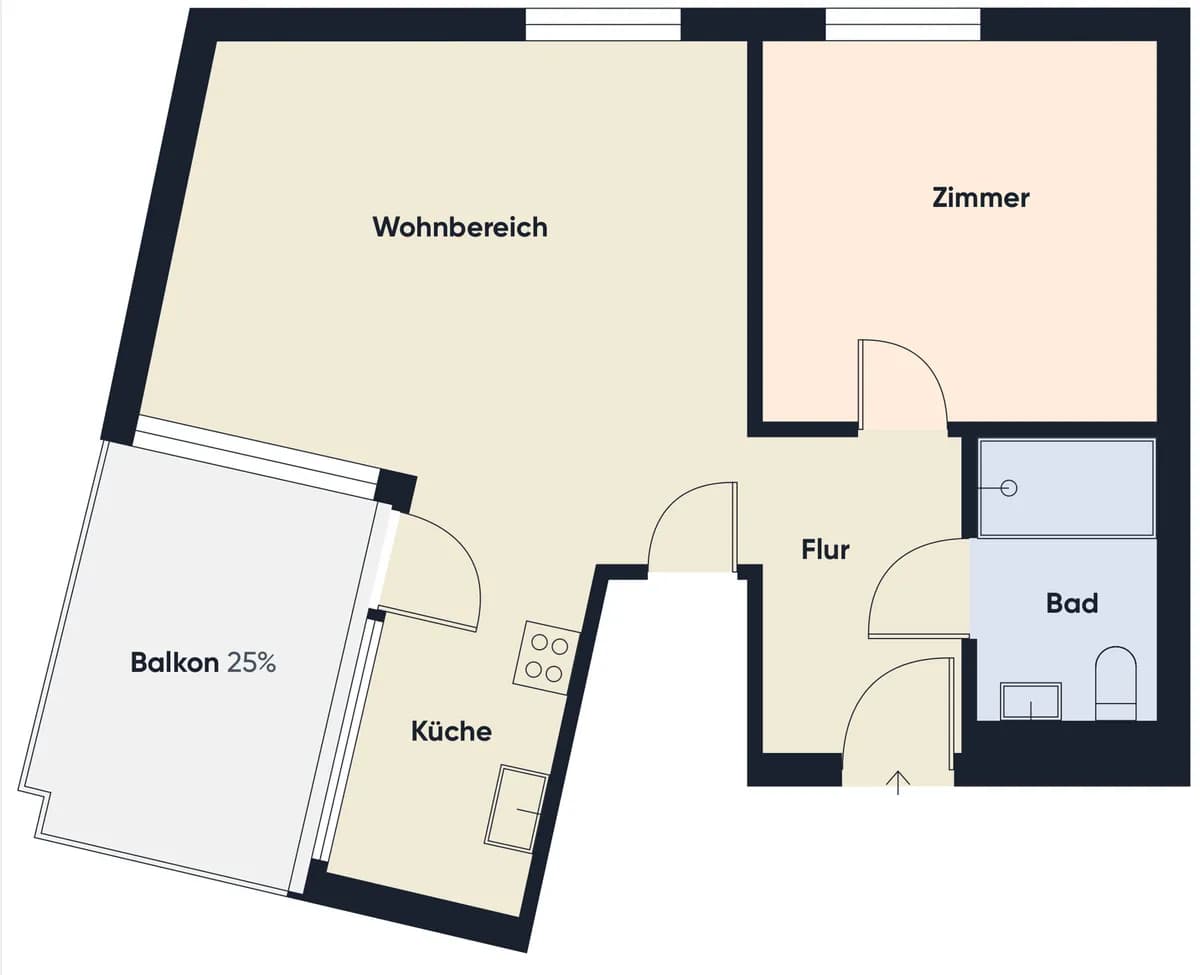 2-Zimmer-Wohnung kaufen in Feldkirch – 52,55 m², € 349.000 – Bild 11 von 14