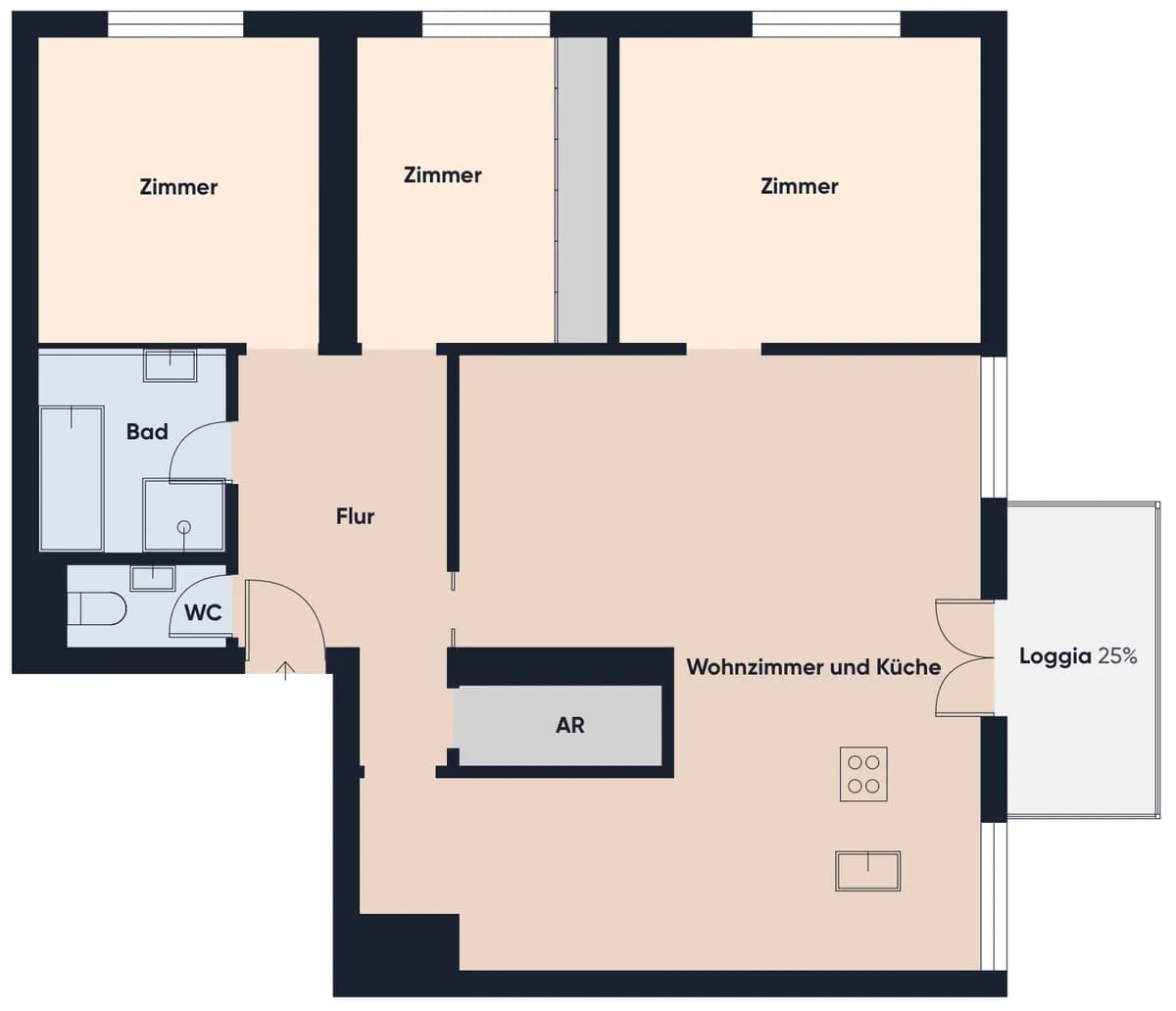 4-Zimmer-Wohnung kaufen in Bregenz – 92,57 m², € 329.000 – Bild 14 von 14