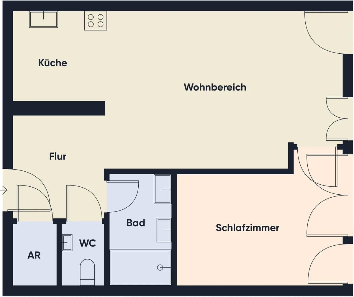 2-Zimmer-Wohnung kaufen in Dornbirn – 56,13 m², € 409.000 – Bild 12 von 15