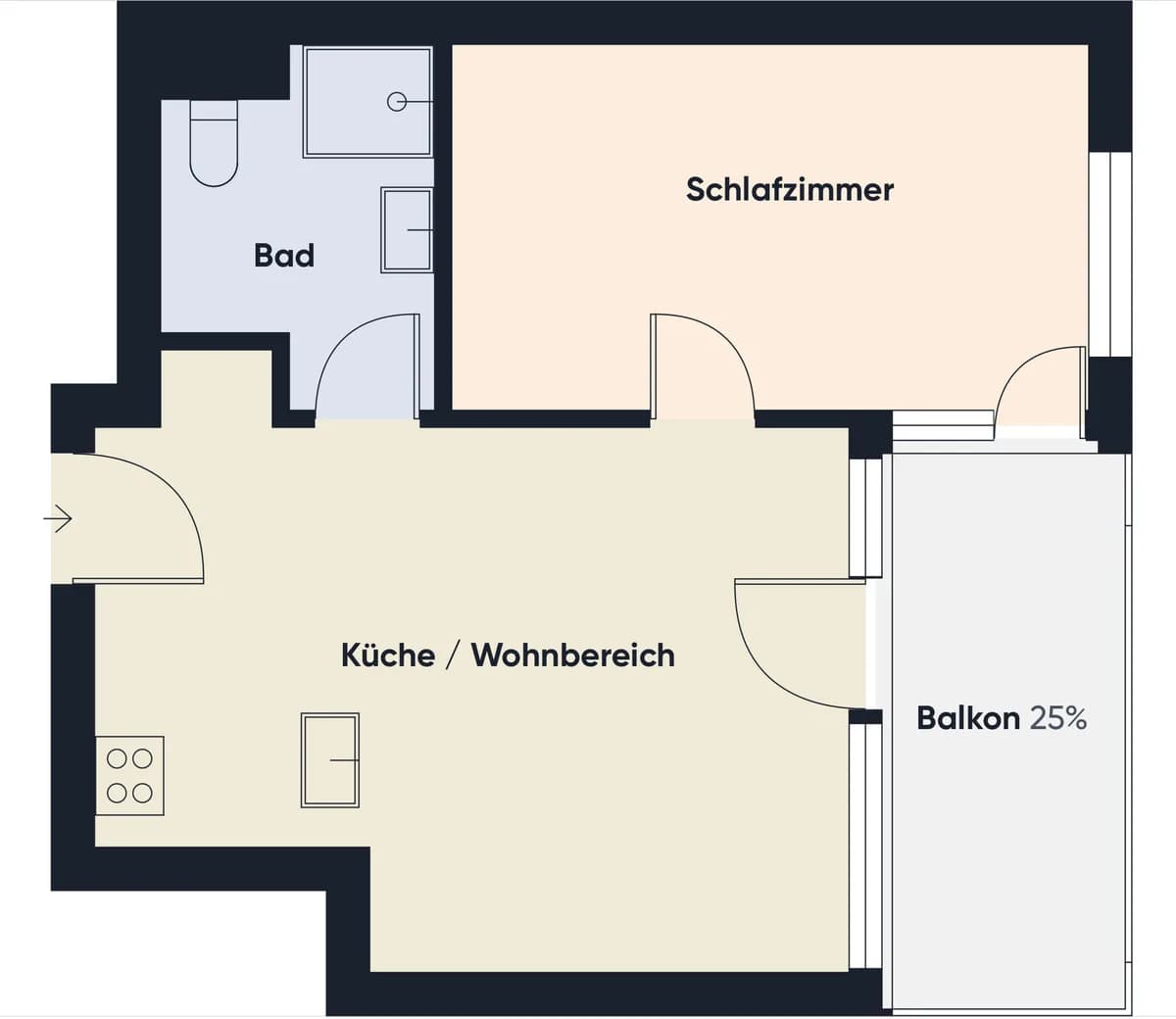 2-Zimmer-Wohnung kaufen in Feldkirch – 43,15 m², € 329.000 – Bild 11 von 13