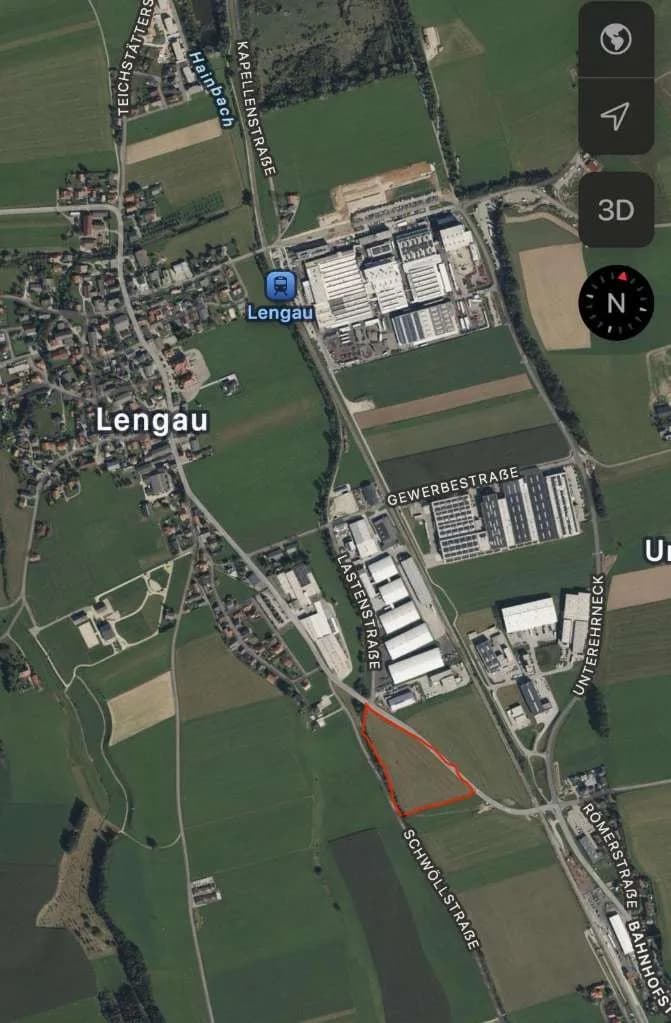 Grundstück kaufen in Braunau am Inn – 22 609 m², € 700.000 – Bild 2 von 3