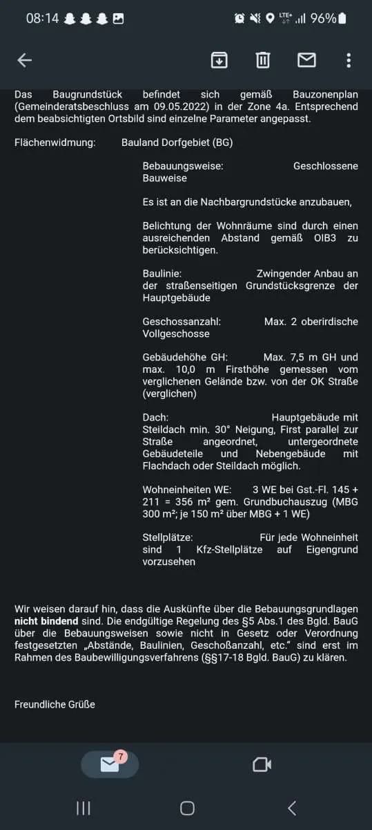 Grundstück kaufen in Eisenstadt – 421 m², € 148.000 – Bild 3 von 5