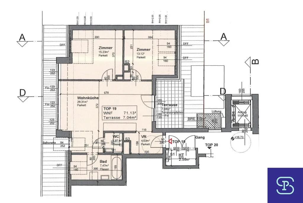 3-Zimmer-Wohnung mieten in Wien – 70,9 m², € 1.496 – Bild 19 von 19