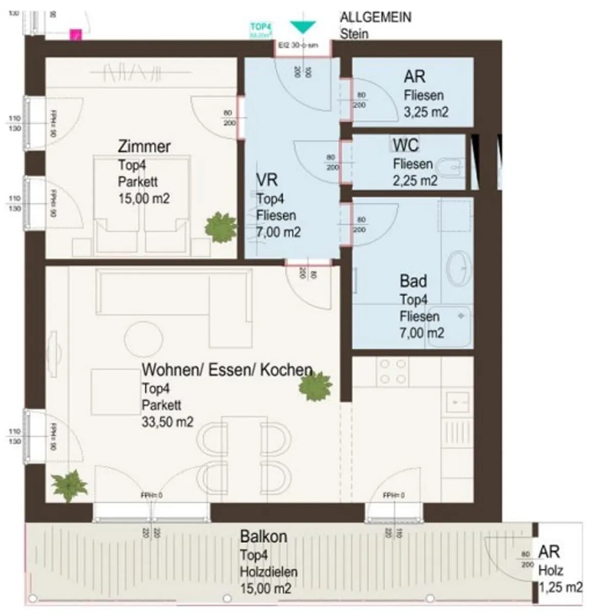 2-Zimmer-Wohnung kaufen in Weiz – 66,05 m², € 285.000 – Bild 9 von 9
