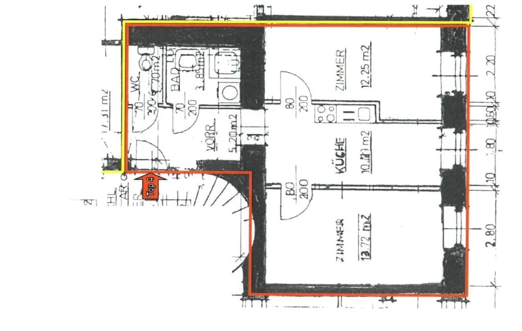 2-Zimmer-Wohnung kaufen in Wien – 47,01 m², € 109.000