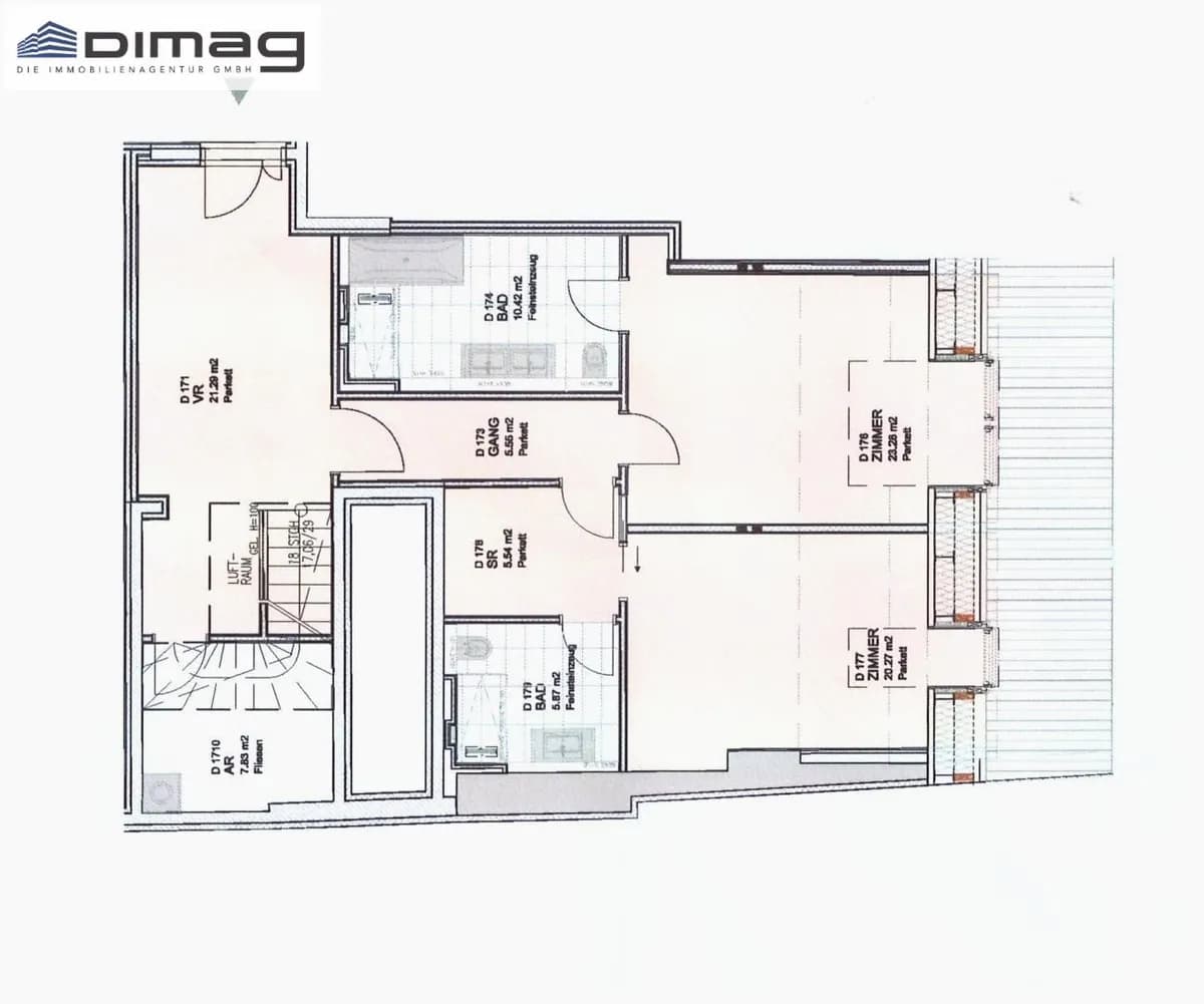 3-Zimmer-Wohnung mieten in Wien – 160 m², € 6.410 – Bild 25 von 26
